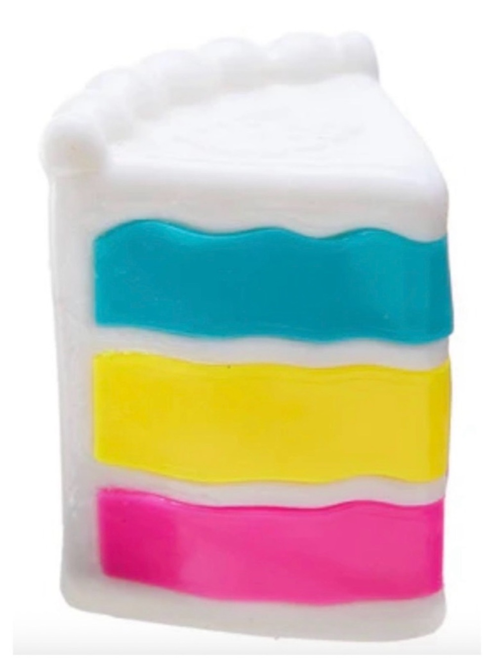 NeeDoh Peace O' Cake Rainbow Layered Squishy Toy - Pink, Yellow, Blue, White - Picture 2 of 7
